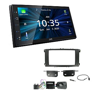 Ford Focus, Mondeo, S-Max JVC KW-M560BT 6.8" Bluetooth Digital Media Car Play / Android Auto Stereo Upgrade Kit