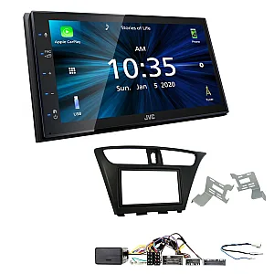 Honda Civic 2012 - 2015 JVC KW-M560BT 6.8" Bluetooth Digital Media Car Play / Android Auto Stereo Upgrade Kit
