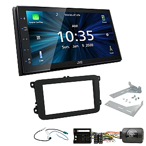 Volkswagen Transporter T5 / T5.1 JVC KW-M560BT 6.8" Bluetooth Digital Media Car Play / Android Auto Stereo Upgrade Kit