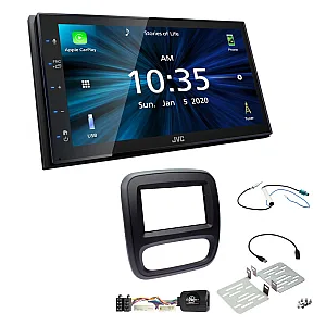 Vauxhall Vivaro (B) 2014-2018 JVC 6.8" Bluetooth Digital Media Car Play / Android Auto Stereo Upgrade Kit