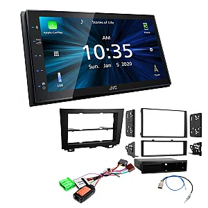 Honda CR-V 2007-2011 JVC KW-M560BT 6.8" Bluetooth Digital Media Car Play / Android Auto Stereo Upgrade Kit