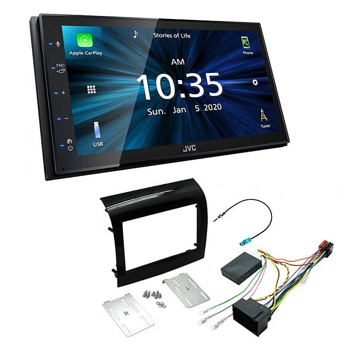 Peugeot	Boxer 2014> JVC KW-M560BT 6.8" Bluetooth Digital Media Car Play / Android Auto Stereo Upgrade Kit