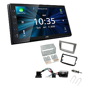 Alfa Romeo Mito 2008-2014 JVC KW-M560BT 6.8" Bluetooth Digital Media Car Play / Android Auto Stereo Upgrade Kit