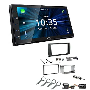 Ford JVC KW-M560BT 6.8" Bluetooth Digital Media Car Play, Android Auto Stereo Upgrade Kit