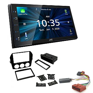 Mazda MX-5 Non-Bose 2006-2008 JVC KW-M560BT 6.8" Bluetooth Digital Media Car Play / Android Auto Stereo Upgrade Kit