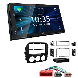 Mazda MX-5 2009-2015 JVC 6.8" Bluetooth Digital Media Car Play / Android Auto Stereo Upgrade Kit