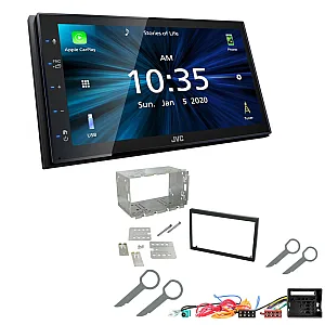 Volkswagen Polo 2005-2009 JVC KW-M560BT 6.8" Bluetooth Digital Media Car Play / Android Auto Stereo Upgrade Kit