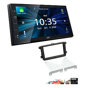 Volkswagen JVC 6.8" Bluetooth Digital Media Car Play / Android Auto Stereo Upgrade Kit