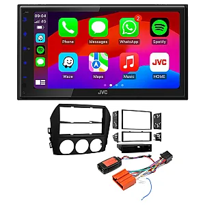 Mazda MX-5 (2005-2009) JVC 6.8" CarPlay / Android Auto USB, Bluetooth Car Stereo Upgrade Pack