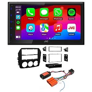 Mazda MX-5 2009-2015 JVC 6.8" CarPlay / Android Auto USB, Bluetooth Car Stereo Upgrade Pack