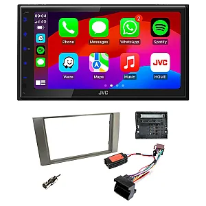 JVC 6.8" CarPlay / Android Auto USB, Bluetooth Car Stereo Upgrade Pack For Ford