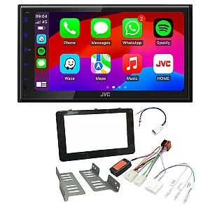 Toyota Hilux 2016> JVC 6.8" CarPlay / Android Auto USB, Bluetooth Car Stereo Upgrade Pack