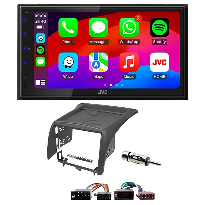 Peugeot Boxer (1994-2006) JVC 6.8" CarPlay / Android Auto USB, Bluetooth Car Stereo Upgrade Pack