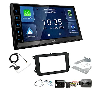 Volkswagen Transporter T5 / T5.1  JVC 6.8" Screen USB Bluetooth Wireless CarPlay / Android Auto Stereo Upgrade Pack