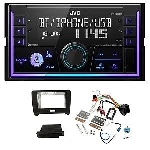 Audi TT 2006 - 2014 MK2 (8J) JVC Double Din Mechless USB, Bluetooth, AUX, iPod/iPhone Car Stereo Upgrade Pack