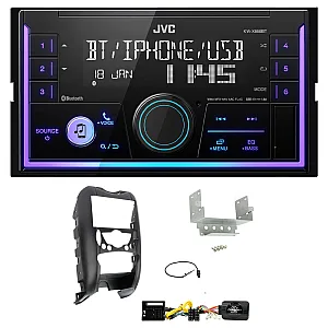 BMW Mini R55/R56/R57 2006-2013 JVC Double Din Mechless USB, Bluetooth, AUX, iPod/iPhone Car Stereo Upgrade Pack