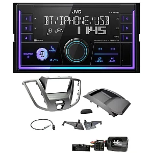 Ford Transit 2015 - 2021  JVC Double Din Mechless USB, Bluetooth, AUX, iPod/iPhone Car Stereo Upgrade Pack