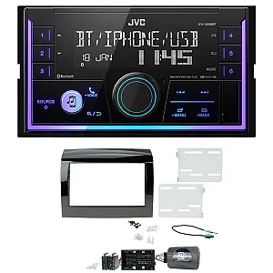 Fiat Ducato 2014-2021 JVC Double Din Mechless USB, Bluetooth, AUX, iPod/iPhone Car Stereo Upgrade Pack