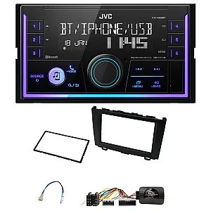 Honda CR-V 2007-2011 JVC Double Din Mechless USB, Bluetooth, AUX, iPod/iPhone Car Stereo Upgrade Pack