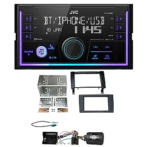 Mercedes SLK R171 2004 - 2011 JVC Mechless USB, Bluetooth, AUX, iPod/iPhone Car Stereo Upgrade Pack