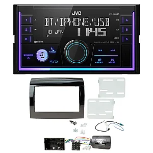 Peugeot Boxer 2014 Onwards JVC Mechless USB, Bluetooth, AUX, iPod/iPhone Car Stereo Upgrade Pack