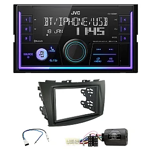 Suzuki Swift 2011-2017 JVC Mechless USB, Bluetooth, AUX, iPod/iPhone Car Stereo Upgrade Pack