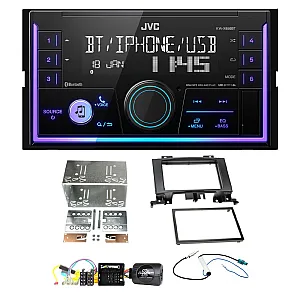 Volkswagen Crafter 2014-2017 JVC Double Din Mechless USB, Bluetooth, AUX, iPod/iPhone Car Stereo Upgrade Pack