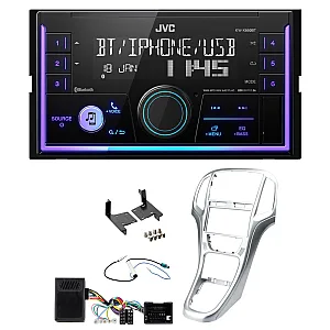 Vauxhall Astra 2010-2015 JVC Mechless USB, Bluetooth, AUX, iPod/iPhone Car Stereo Upgrade Pack