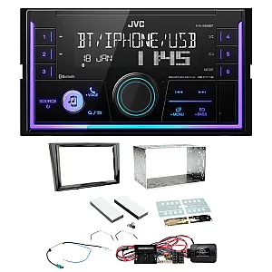 Vauxhall Astra H, Corsa JVC Mechless USB, Bluetooth, AUX, iPod/iPhone Car Stereo Upgrade Pack