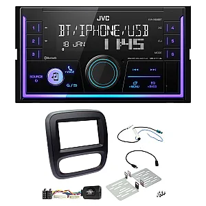 Vauxhall Vivaro (2014-2018) JVC Mechless USB, Bluetooth, AUX, iPod/iPhone Car Stereo Upgrade Pack