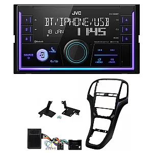 Vauxhall Astra 2010 - 2016 JVC Mechless USB, Bluetooth, AUX, iPod/iPhone Car Stereo Upgrade Pack