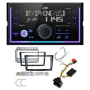 Vauxhall Corsa D 2006-2014 JVC Mechless USB, Bluetooth, AUX, iPod/iPhone Car Stereo Upgrade Pack