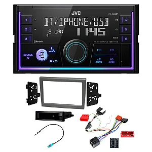Porsche 911, Boxster, Cayman JVC Mechless USB, Bluetooth, AUX, iPod/iPhone Car Stereo Upgrade Pack