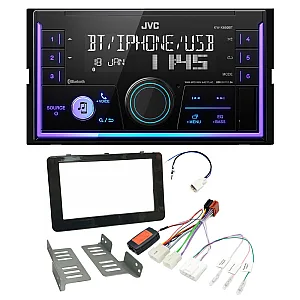 Toyota Hilux 2016> JVC Mechless USB, Bluetooth, AUX, iPod/iPhone Car Stereo Upgrade Pack