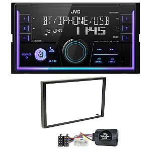 Honda CR-V 2005-2007 JVC Double Din Mechless USB, Bluetooth, AUX, iPod/iPhone Car Stereo Upgrade Pack
