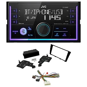 Lexus IS200, IS300 JVC Double Din Mechless USB, Bluetooth, AUX, iPod/iPhone Car Stereo Upgrade Pack