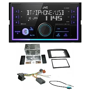 Mercedes ML 2005-2011 JVC Mechless USB, Bluetooth, AUX, iPod/iPhone Car Stereo Upgrade Pack