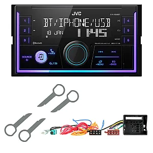 VW Transporter T5 RCD200 JVC Mechless USB, Bluetooth, AUX, iPod/iPhone Stereo Upgrade Pack