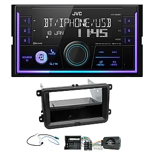 VW Transporter T6 JVC Mechless USB, Bluetooth, AUX, iPod/iPhone Stereo Upgrade Pack