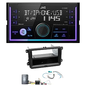Volkswagen Transporter T5 / T5.1 JVC USB, Bluetooth, AUX, iPod/iPhone Stereo Upgrade Pack