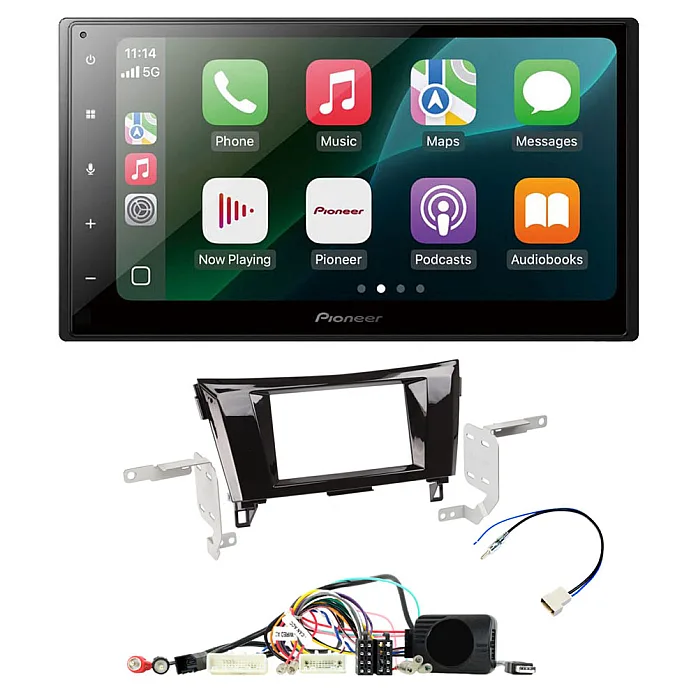 Nissan Qashqai 2014-2017 Pioneer 6.8" Wired CarPlay / Android Auto Bluetooth Stereo Upgrade Pack
