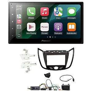 Ford Kuga 2013-2019 Pioneer 6.8" Wired CarPlay / Android Auto Bluetooth Stereo Upgrade Pack