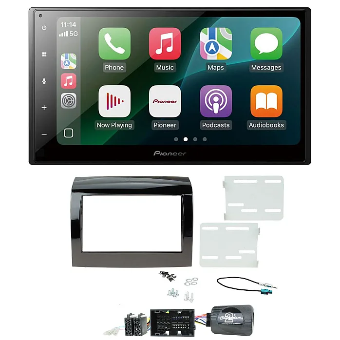 Fiat Ducato 2014-2021 Pioneer 6.8" Wired CarPlay / Android Auto Bluetooth Stereo Upgrade Pack