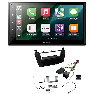 Mercedes C Class 2004 - 2007 Pioneer 6.8" Wired CarPlay / Android Auto Bluetooth Stereo Upgrade Pack