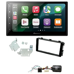 Mitsubishi L200, Outlander Pioneer 6.8" Wired CarPlay / Android Auto Bluetooth Stereo Upgrade Pack