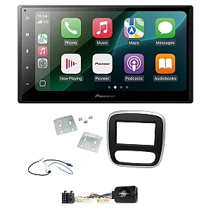 Renault Trafic (2014-2017) Pioneer 6.8" Wired Apple CarPlay / Android Auto Bluetooth Stereo Upgrade Pack
