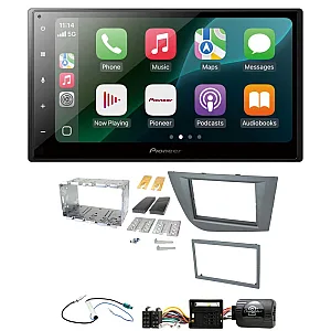 Seat Leon 2005-2012 Pioneer 6.8" Wired CarPlay / Android Auto Bluetooth Stereo Upgrade Pack