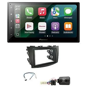 Suzuki Swift (2011-2017) Pioneer 6.8" Wired CarPlay / Android Auto Bluetooth Stereo Upgrade Pack