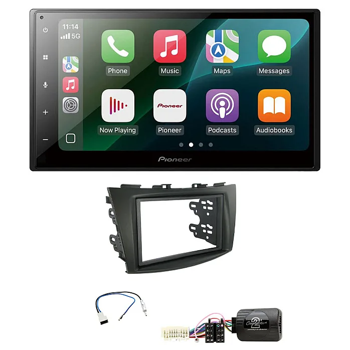 Suzuki Swift (2011-2017) Pioneer 6.8" Wired CarPlay / Android Auto Bluetooth Stereo Upgrade Pack