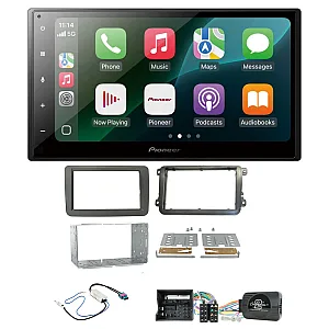 VW Beetle, Caddy, Jetta, Sharan, Transporter T-6 Pioneer 6.8" Wired CarPlay / Android Auto Bluetooth Stereo Upgrade Pack